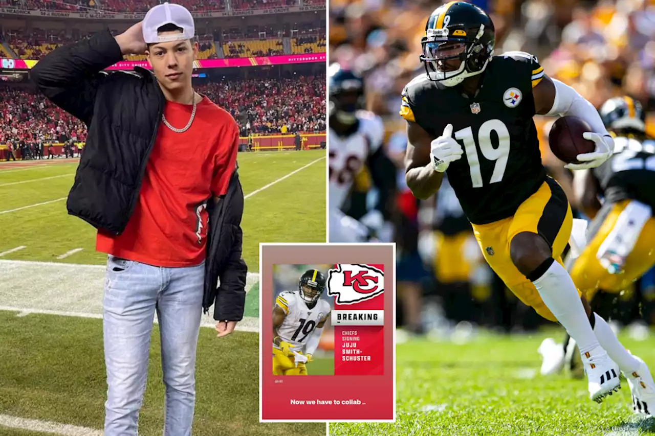 Jackson Mahomes wants a Juju Smith-Schuster TikTok ‘collab’ after Chiefs signing