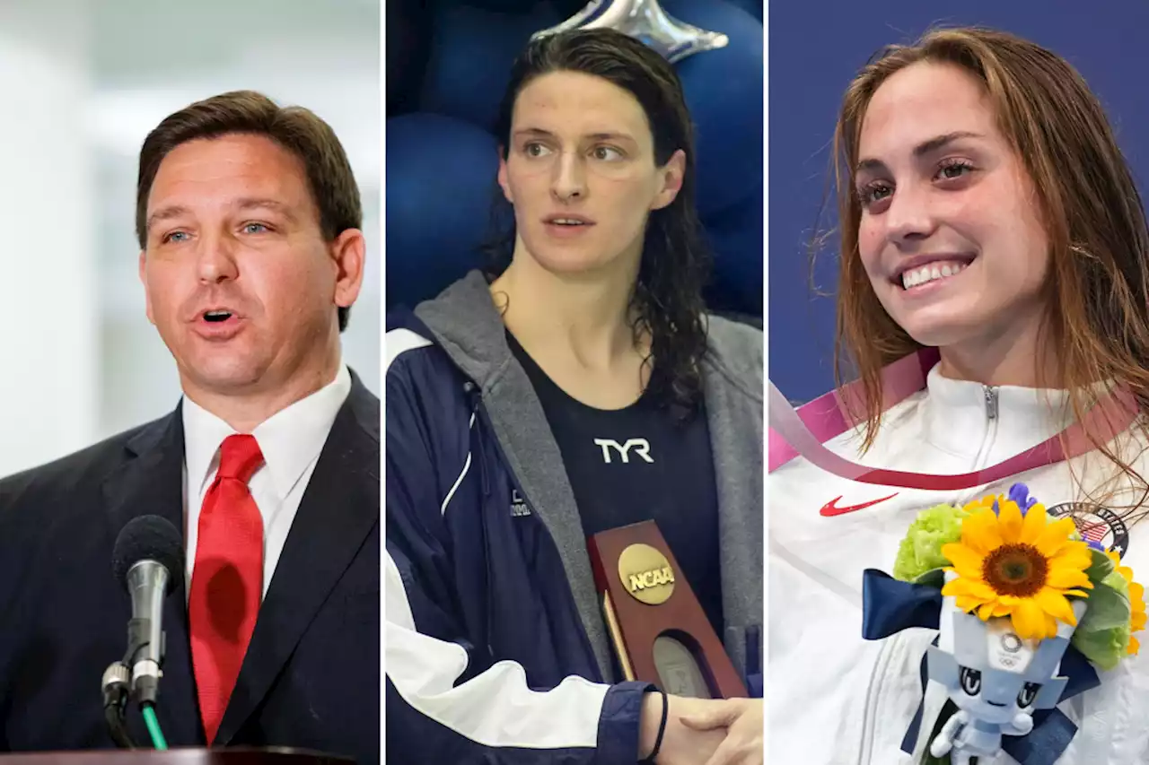 Ron DeSantis says Florida native beat transgender swimmer Lia Thomas at NCAA championships