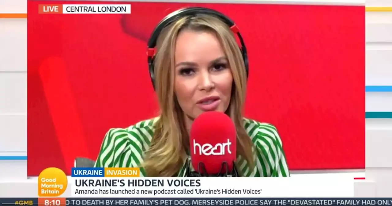 Amanda Holden shares heartbreaking message with Ukrainian mum caught in conflict