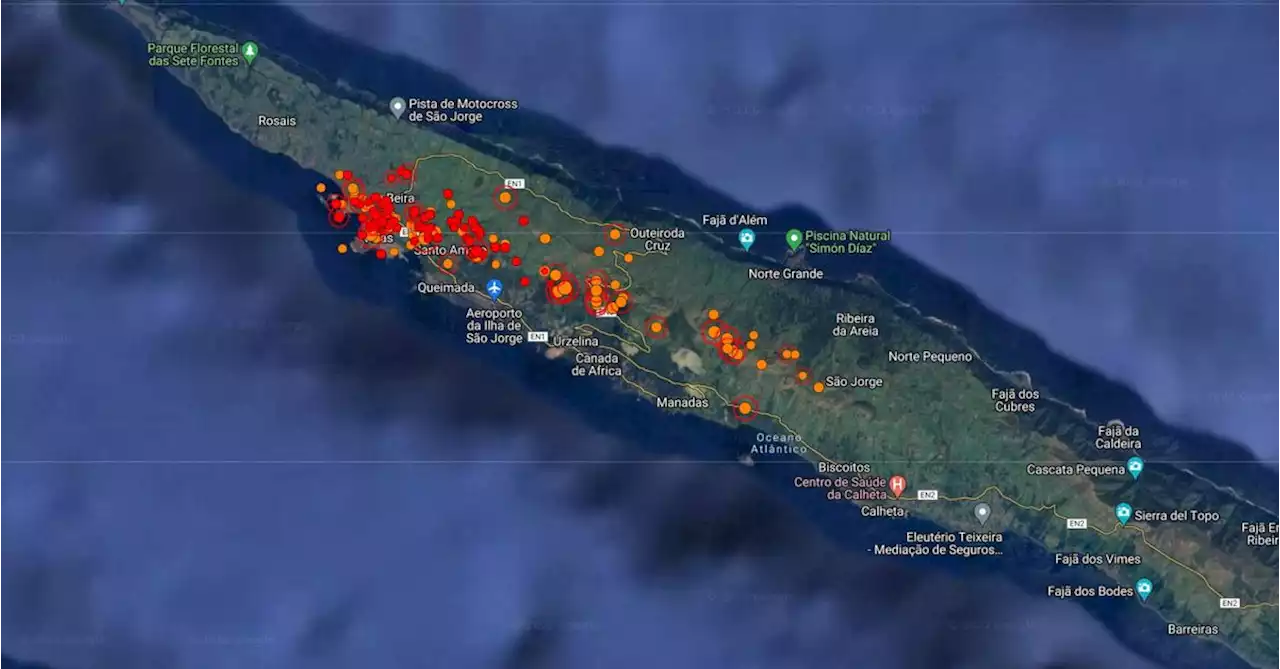 More than 1,000 small earthquakes hit Portuguese volcanic island