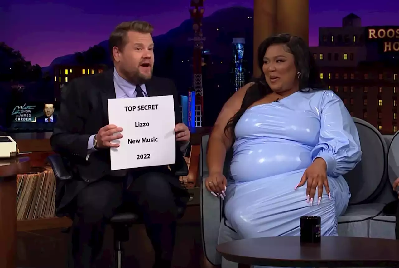 Hear Lizzo Preview New Song 'About Damn Time' on 'Corden'