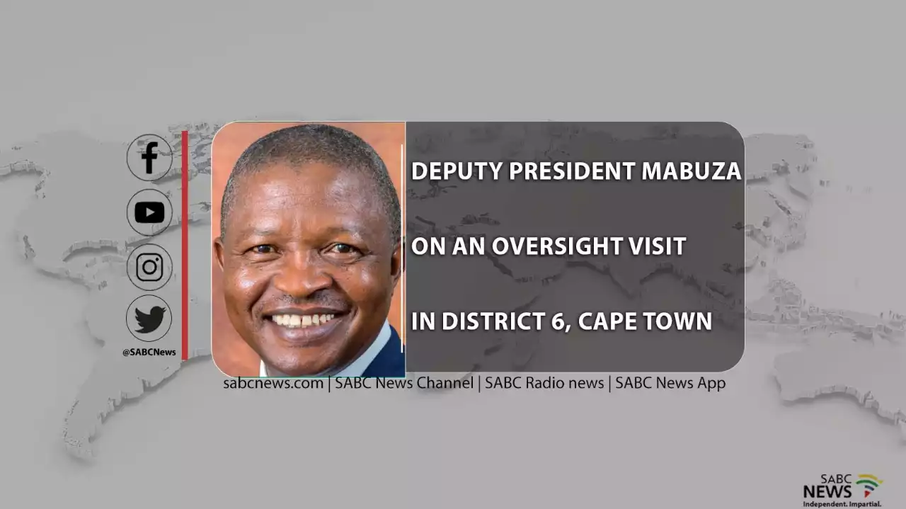 LIVE | Deputy President David Mabuza conducts an oversight visit to the District Six Development Project - SABC News - Breaking news, special reports, world, business, sport coverage of all South African current events. Africa's news leader.