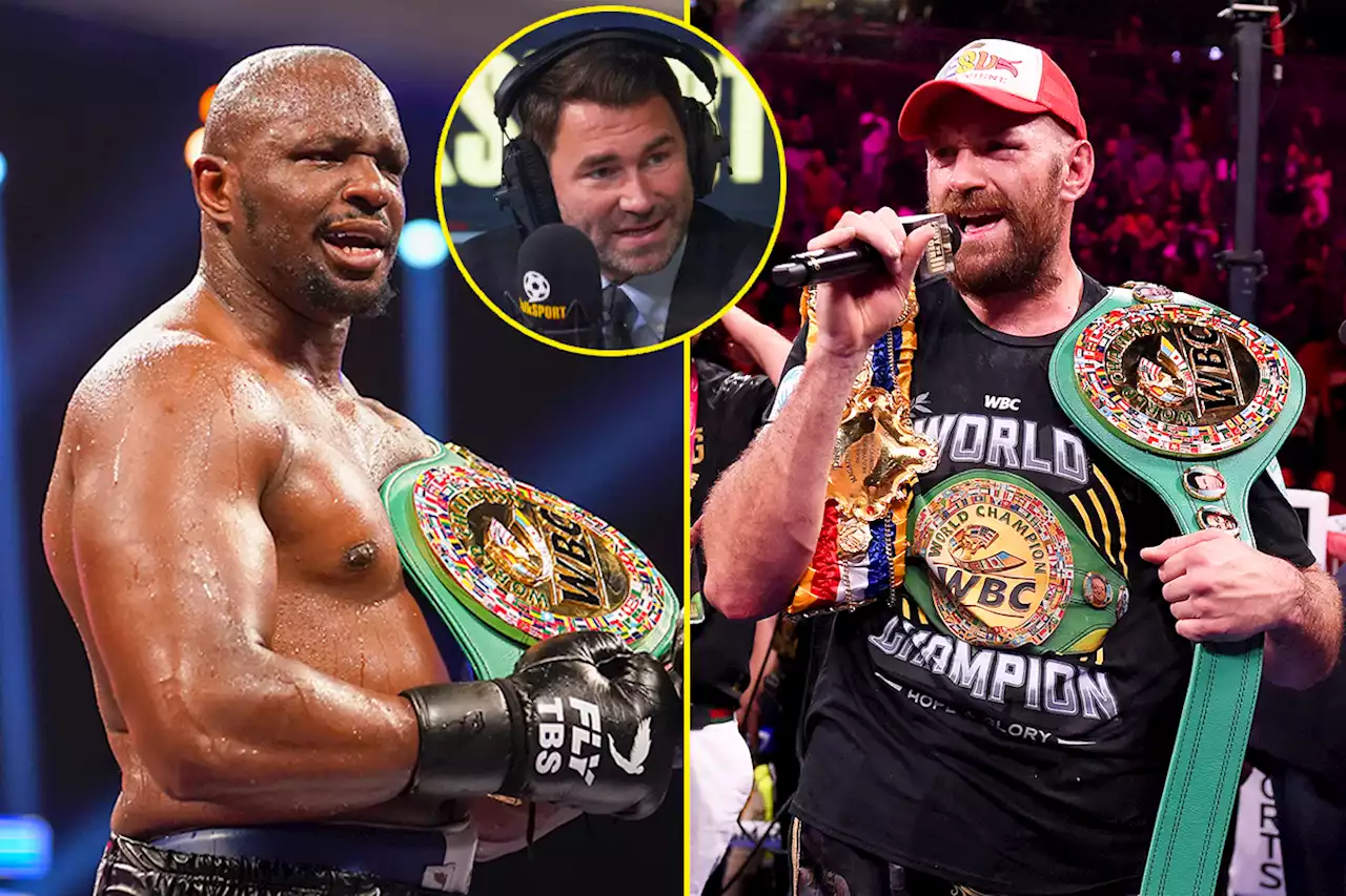 'I'm so glad I'm not involved' - Eddie Hearn on Tyson Fury vs Dillian Whyte issues