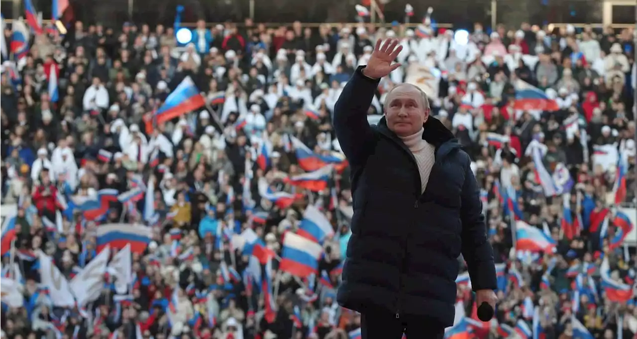 As the world gets spanked... it seems like Putin has scored a pushover try