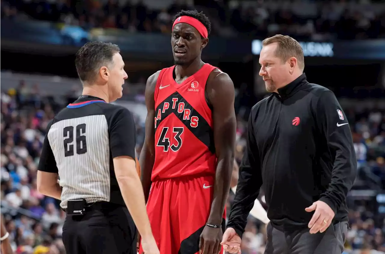 Pascal Siakam tells Raptors to stop complaining to the refs and run back on defence: ‘Just let it go.’