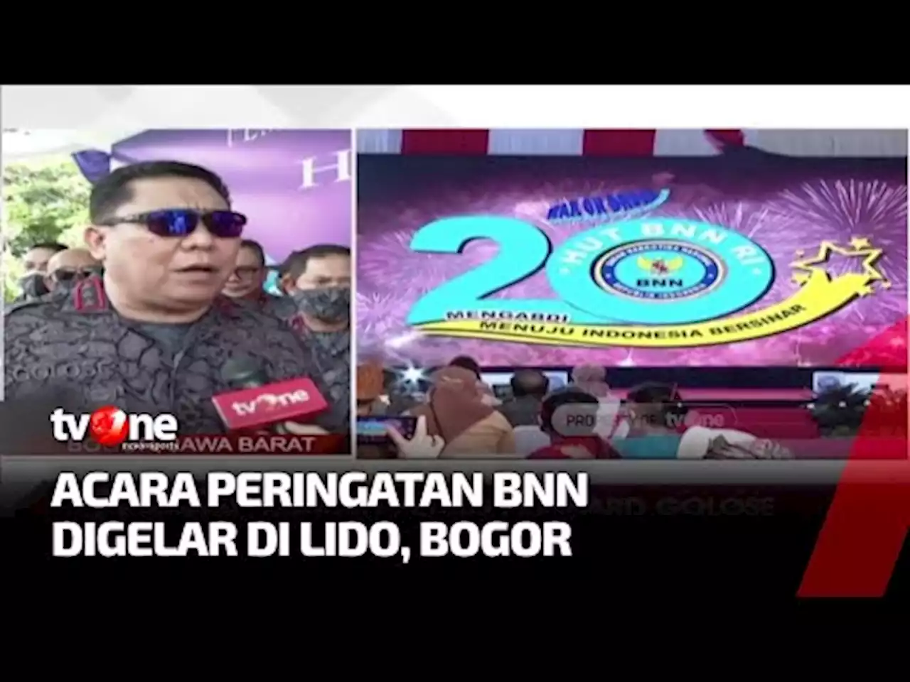 Peringatan HUT 20 Tahun, Kepala BNN Bacakan Pantun - tvOne