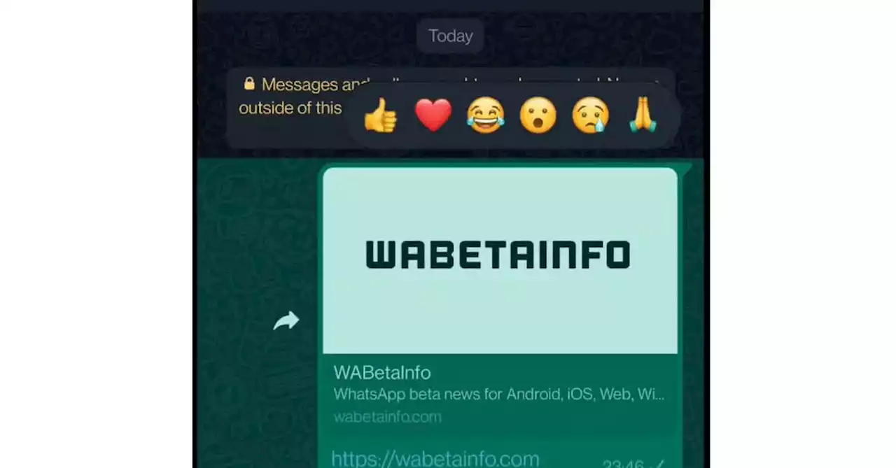 WhatApp starts rolling out emoji reactions in Android beta