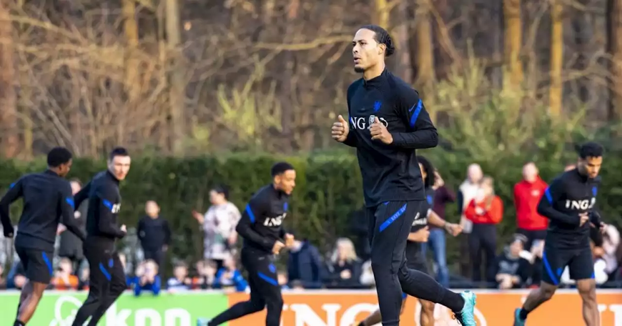 Oranje-captain Van Dijk wijst ook naar media: &quot;Jullie gaan er ook heen toch?&quot;