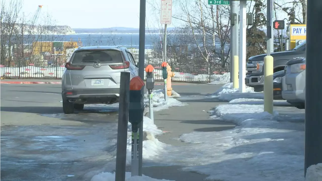 Downtown Anchorage sidewalks expected to be clear of ice and snow this week