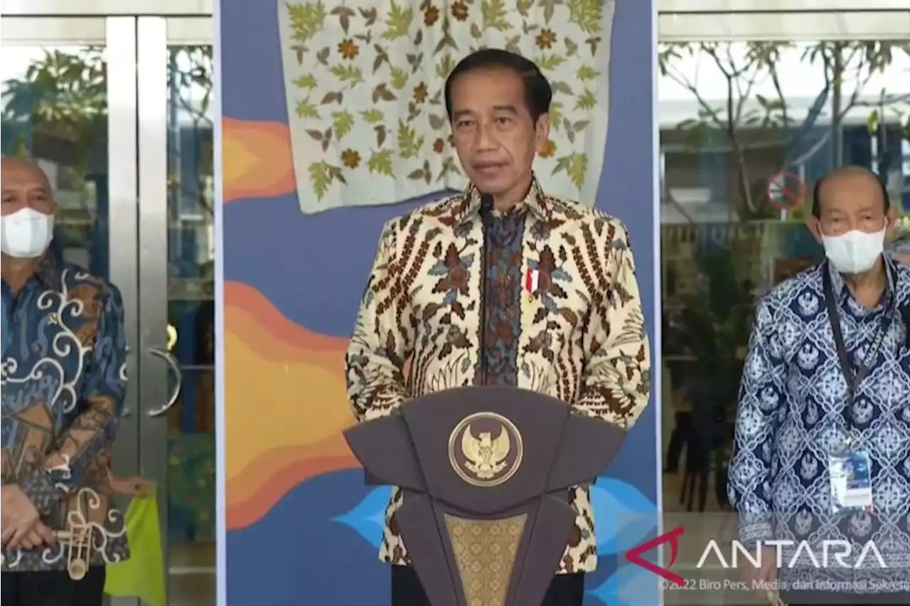 Jokowi buka pameran Inacraft 2022 tampilkan kreasi pengrajin lokal