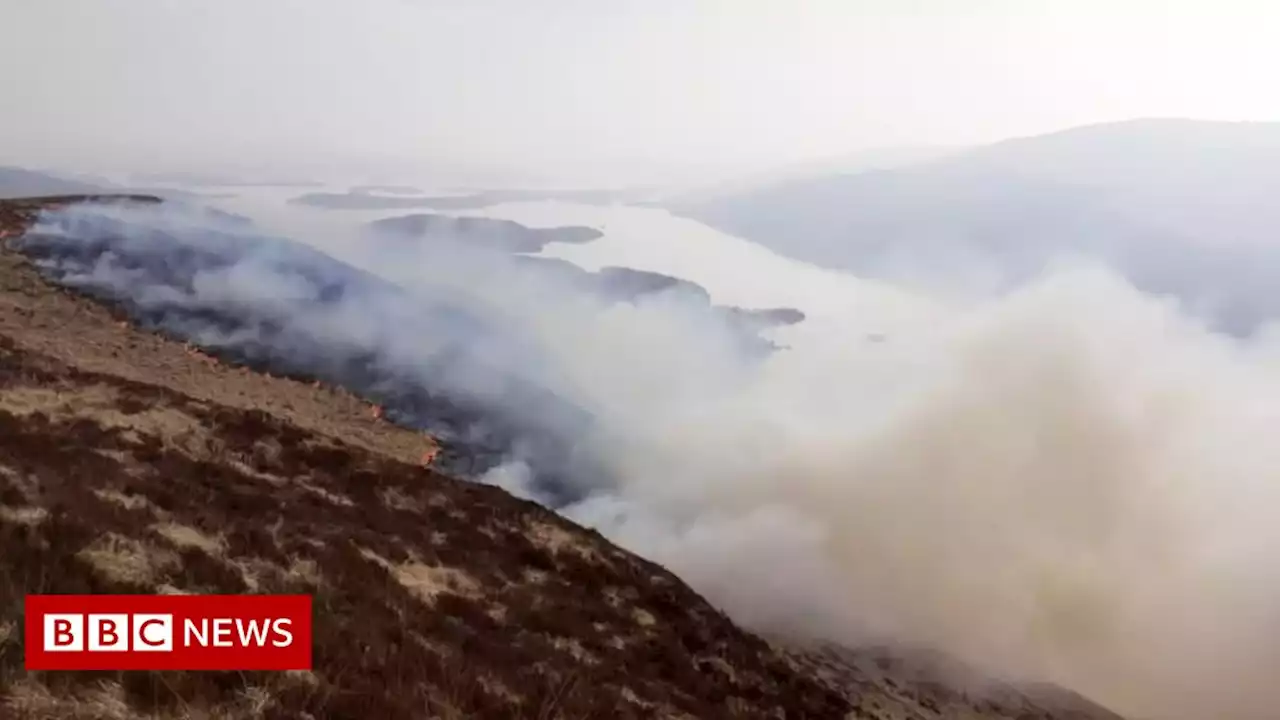 Wildfires break out at Mallaig and on Ben Lomond