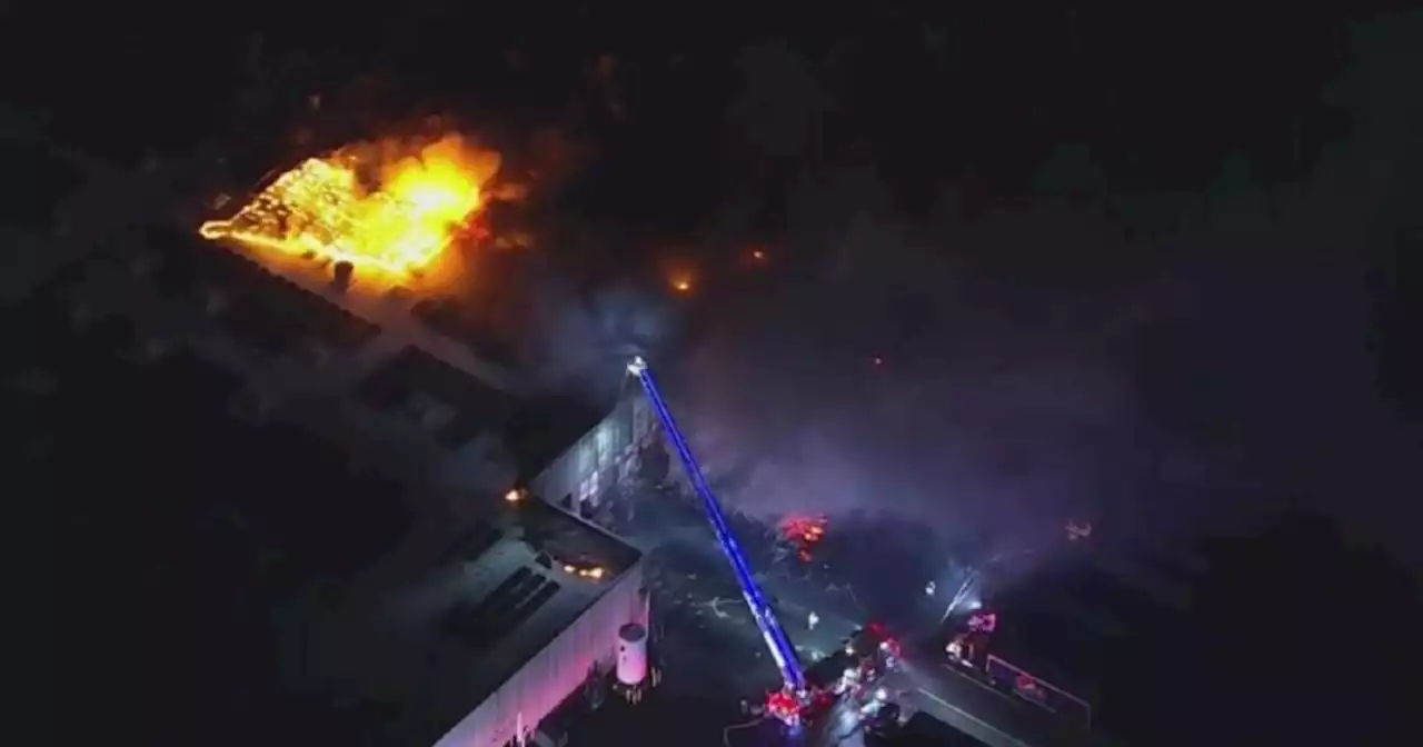 Crews battling fire at PepsiCo facility in Piscataway