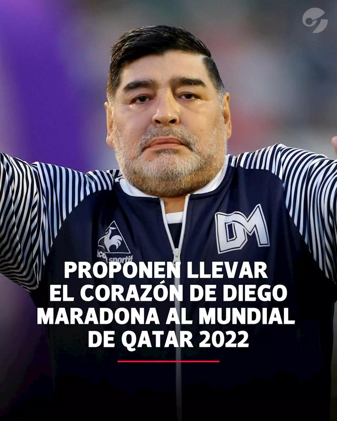 Proponen llevar el corazón de Diego Maradona al Mundial de Qatar 2022