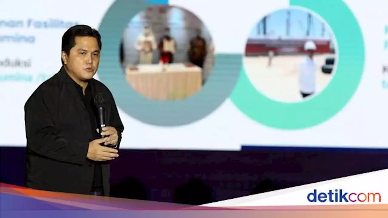 Momen Menteri BUMN Erick Thohir Apresiasi Bawahannya