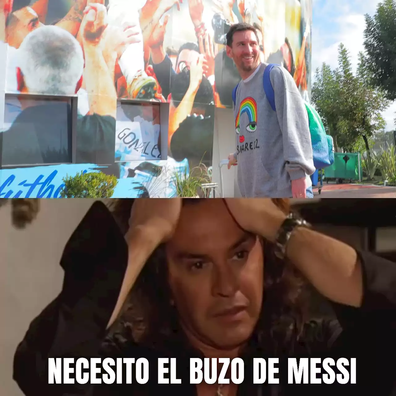 ¿Cuánto sale el buzo con el que Messi llegó al predio de Ezeiza?