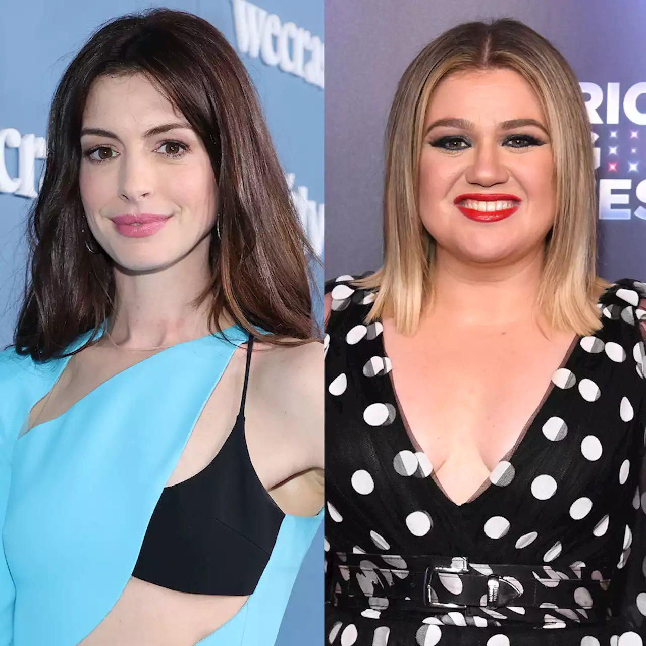 Kelly Clarkson Was Floored (Literally) When Anne Hathaway Recognized Her Own Song Before She Did - E! Online