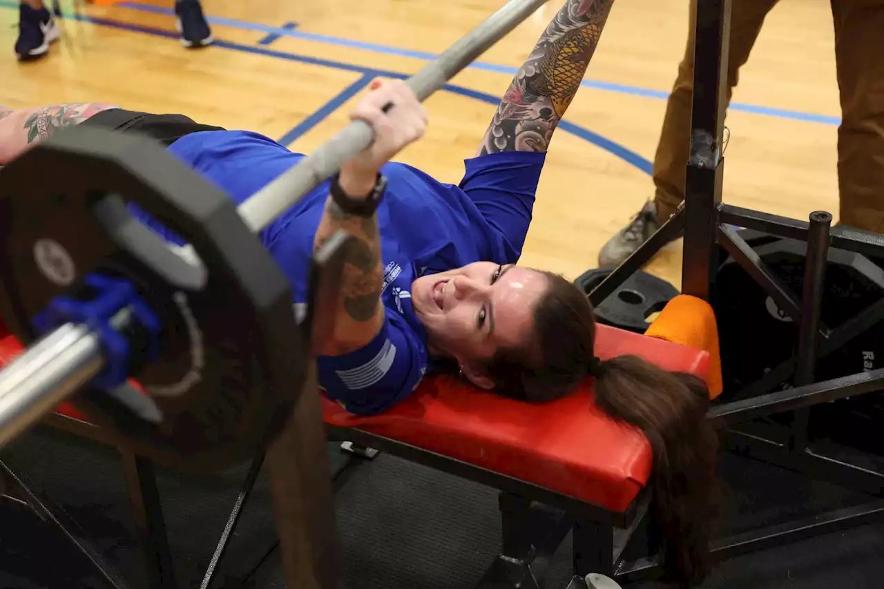 In athletic contests, Air Force wounded warriors find a family