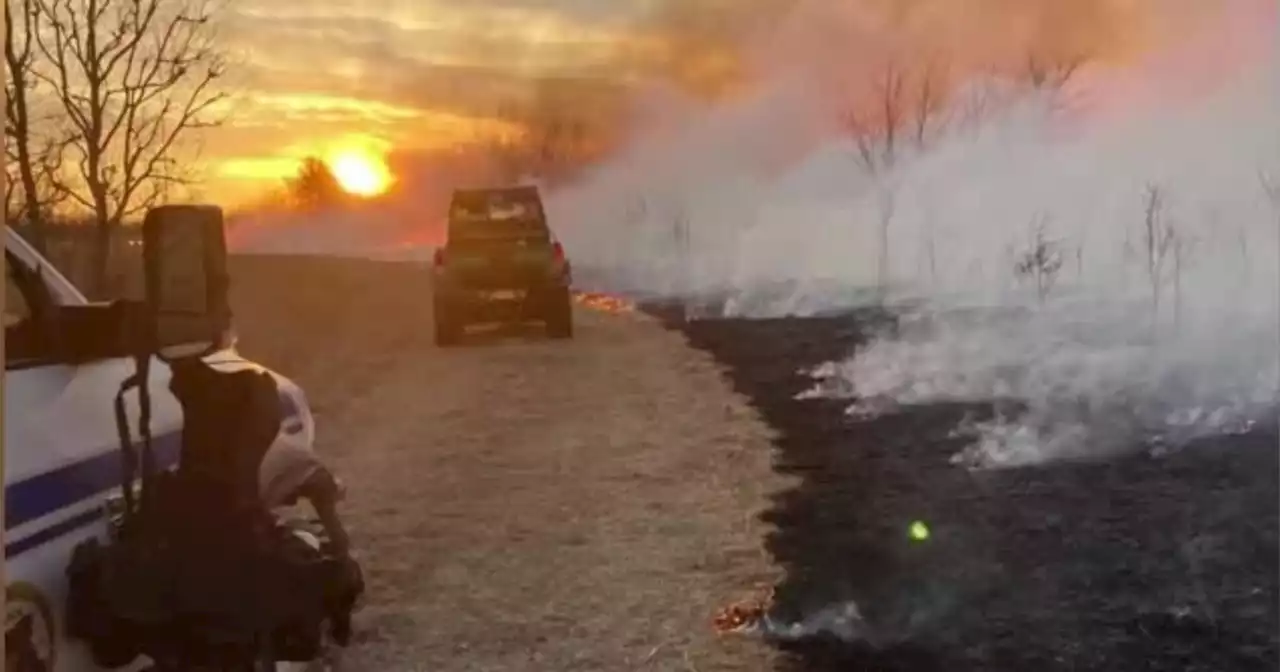 Firefighters from Utah working initial attack in the Midwest