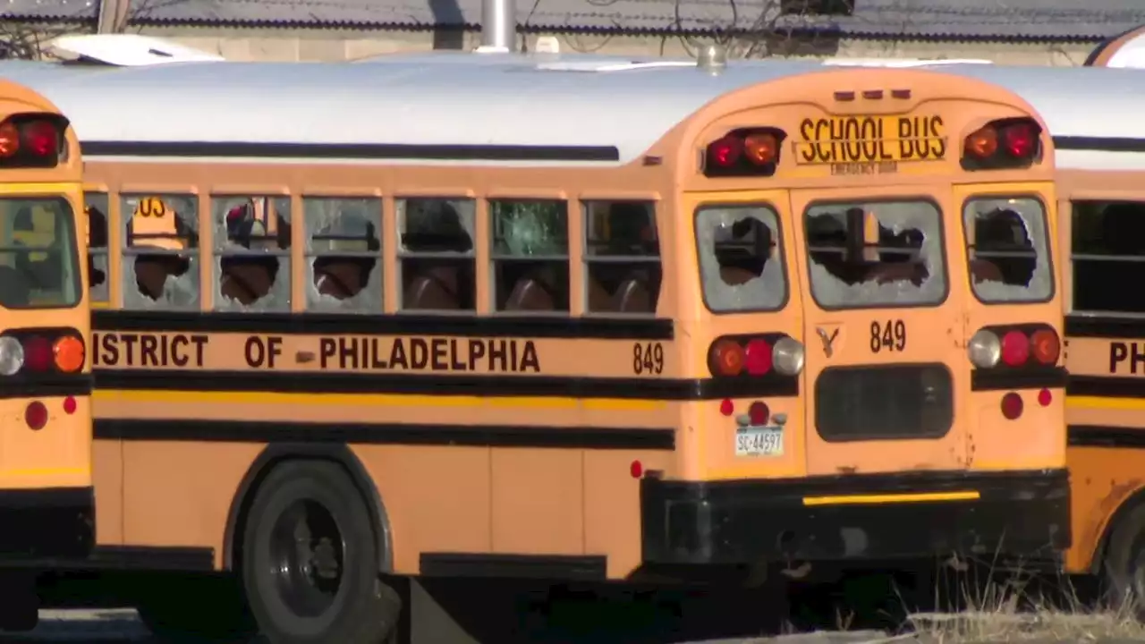 2 boys damaged dozens of school buses at Philadelphia bus depot, officials say