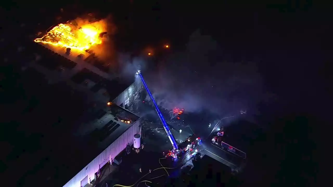 NJ Pepsi plant fire