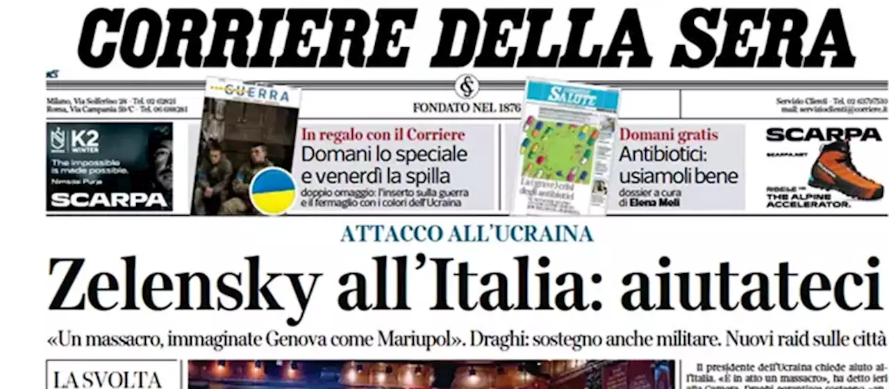 Le prime pagine di oggi - Il Post