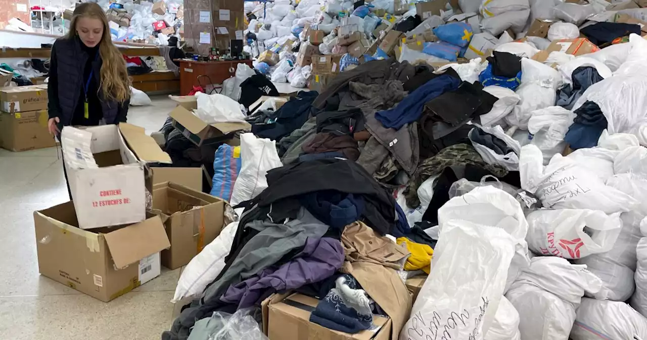 Donated clothes help in Ukraine. But here's one thing aid experts like better