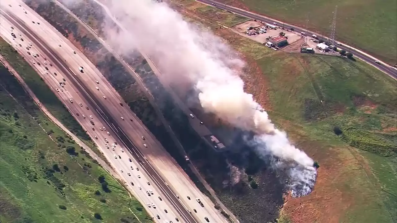 UPDATE: 1 Person Arrested After Grass Fires Burn In Bay Point Near Highway 4