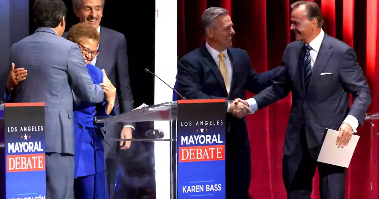 Photos: L.A. mayoral candidates face questions on homelessness, safety and COVID-19