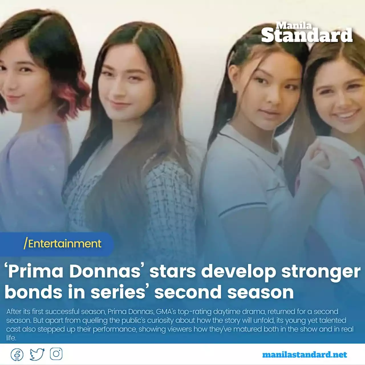 ‘Prima Donnas’ stars develop stronger bonds in series’ second season