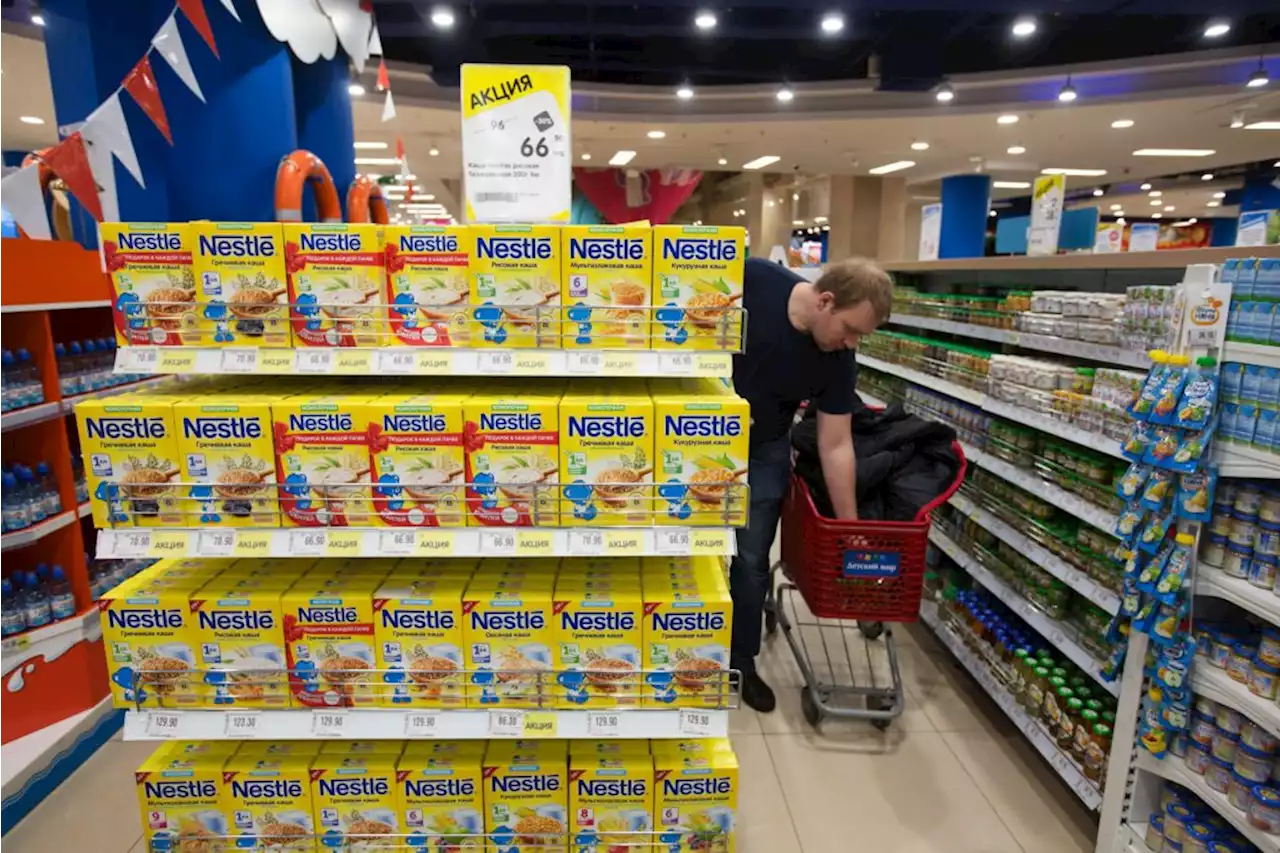 Nestle stops most of Russian production, barring essentials