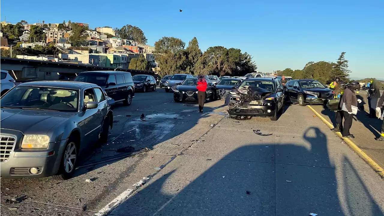 11-Car Pileup in SF Blamed on ‘People Driving Too Fast With the Sun In Their Eyes': CHP