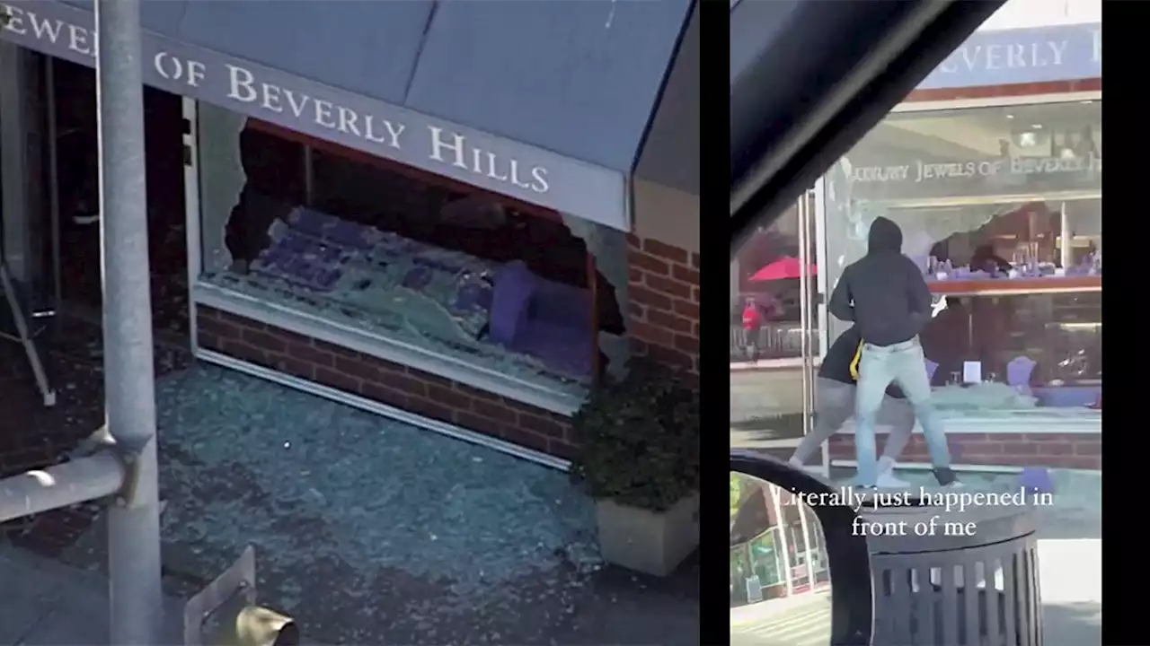 New Video: Smash-and-Grab Robbers Use Sledgehammers on Beverly Hills Store