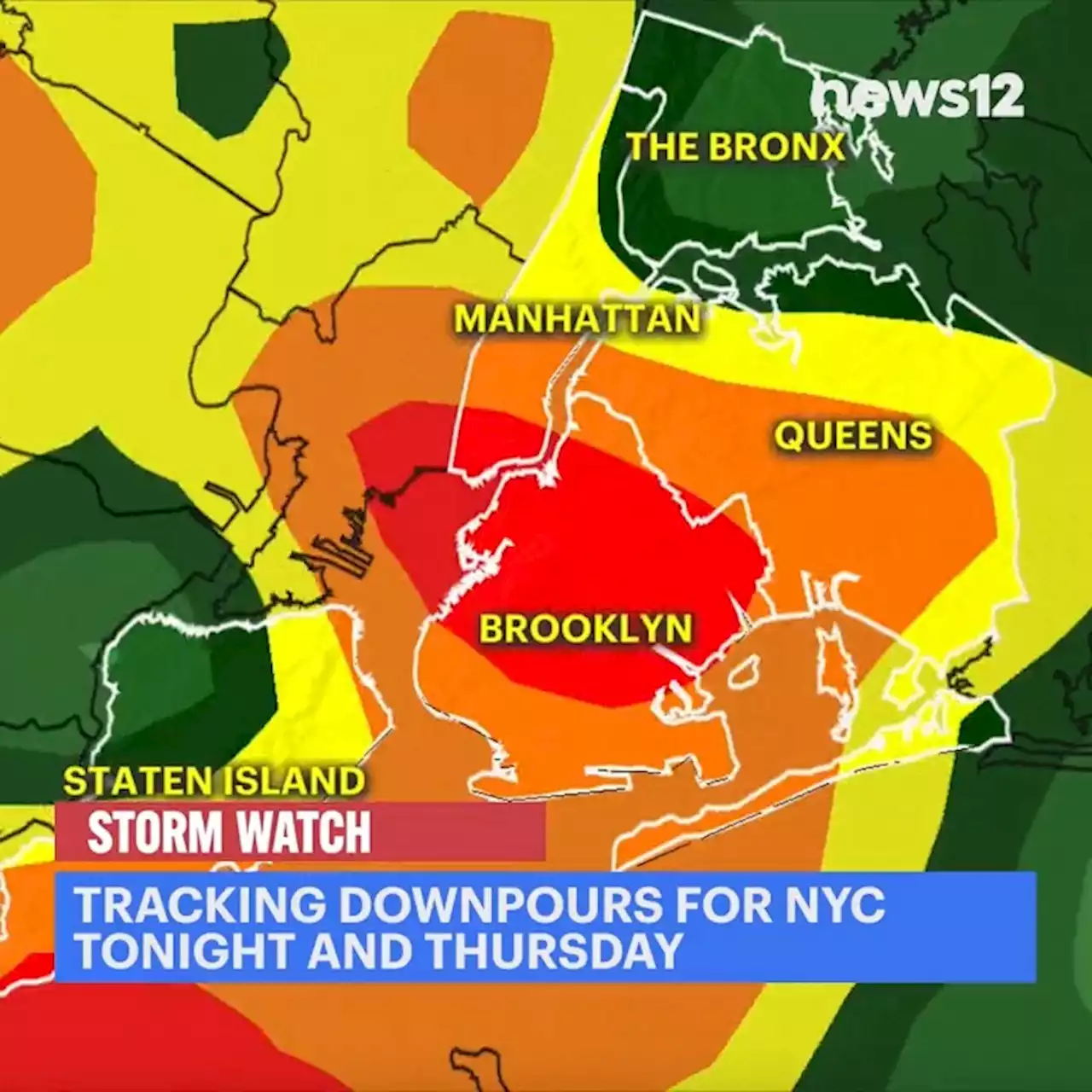 STORM WATCH: Tracking downpours for New York City on Wednesday, Thursday