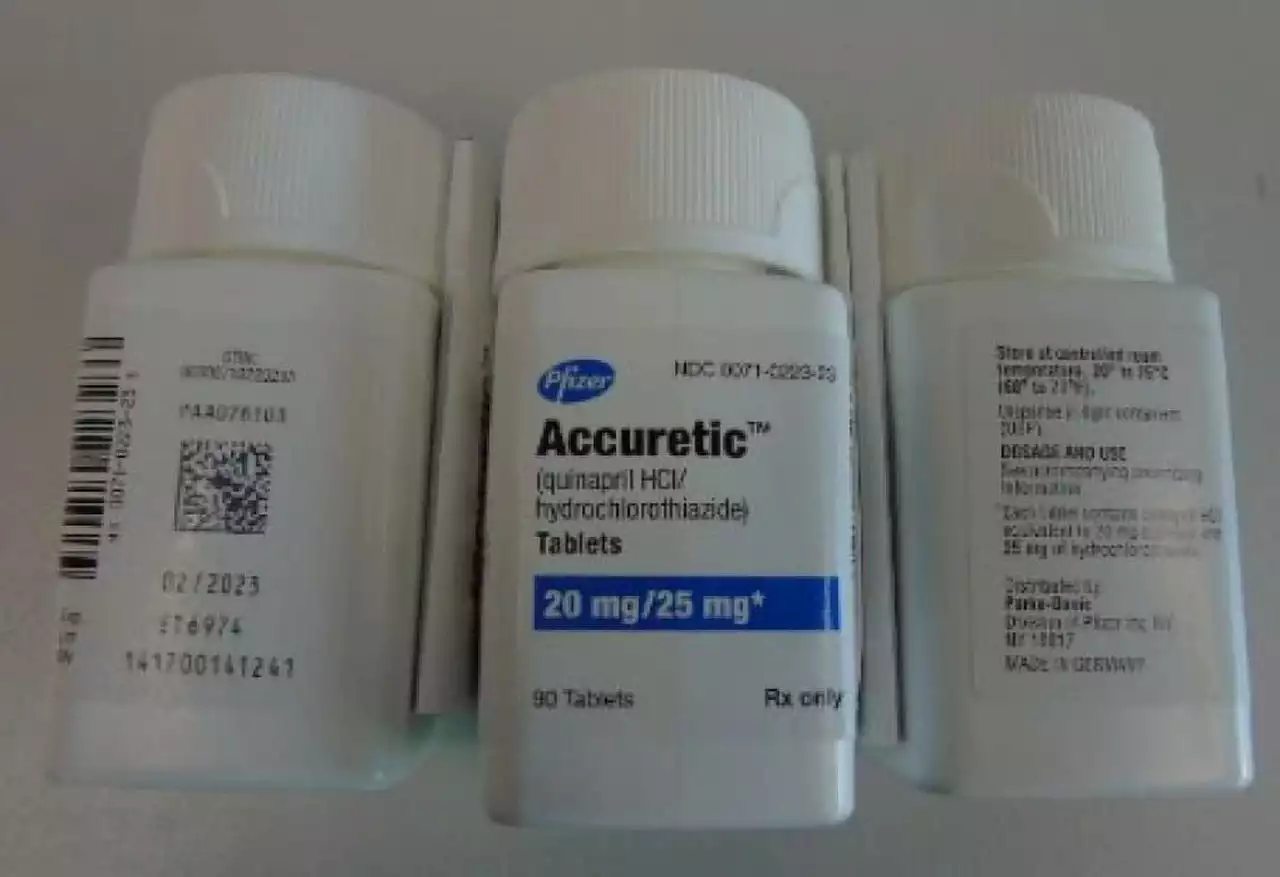 Pfizer recalls blood pressure drug because of potential carcinogen