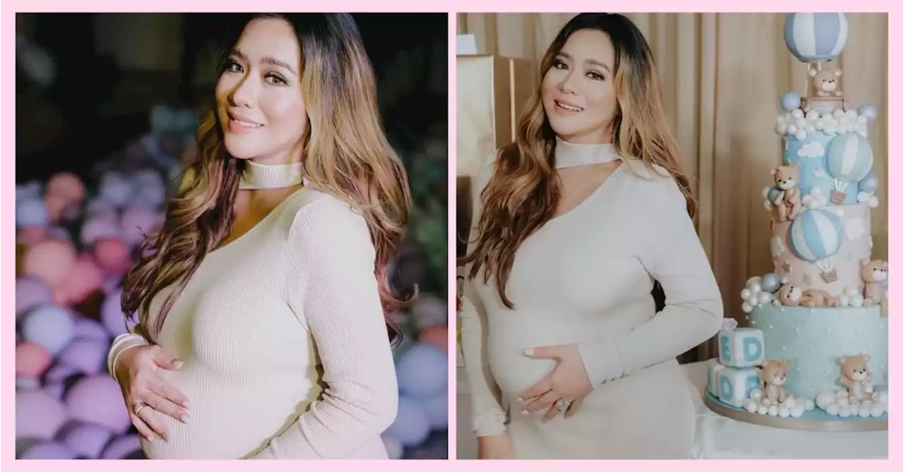 LOOK: Angeline Quinto is a glowing mom-to-be during her baby shower  - Latest Chika