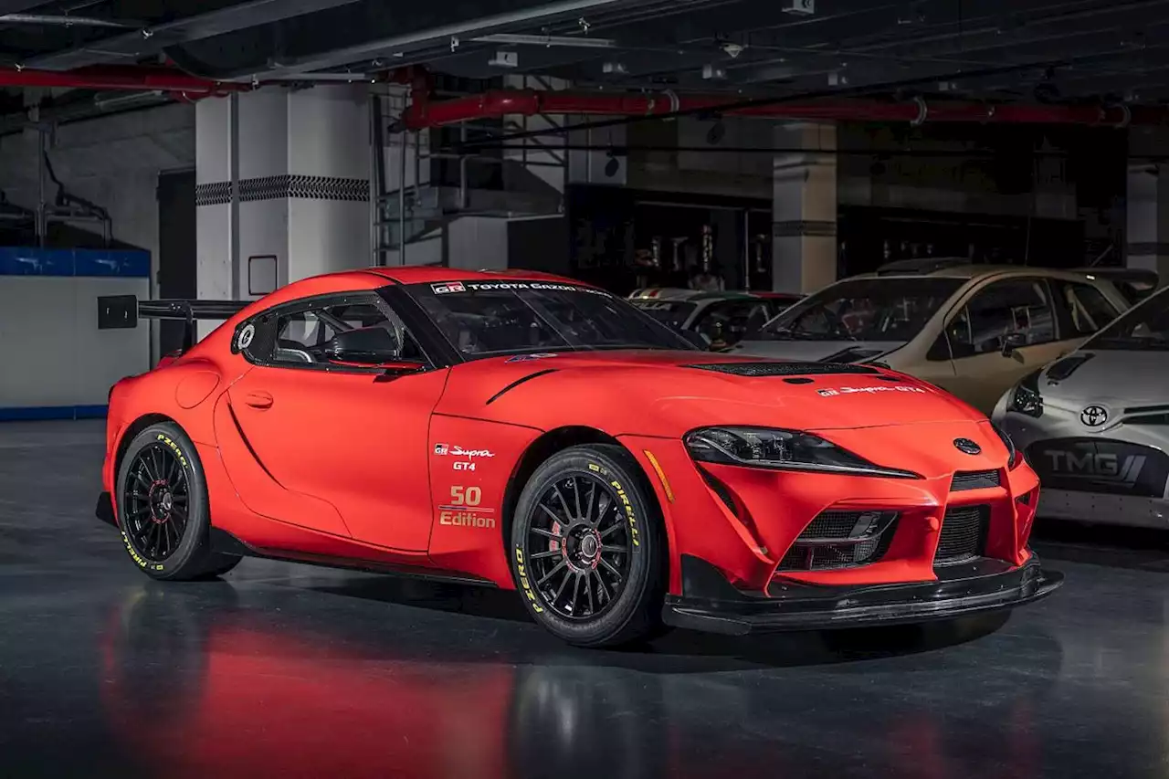 Toyota reveals GR Supra GT4 '50 Edition'