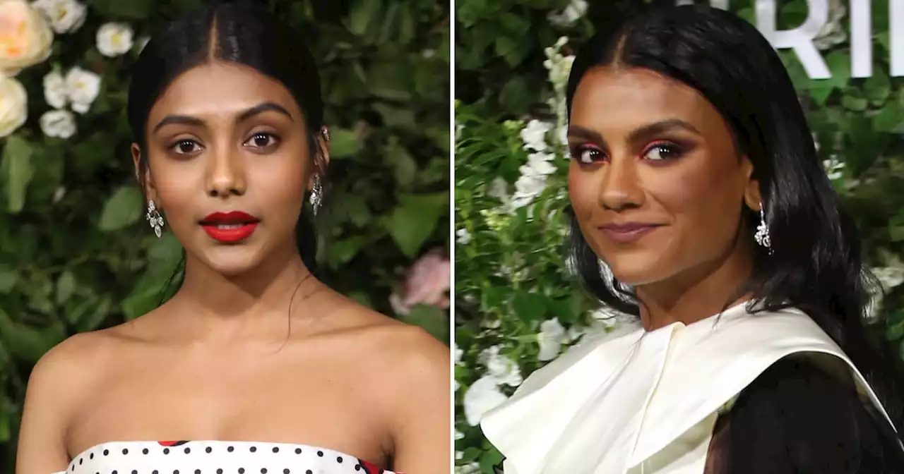 The Sharma Sisters Made a Dramatic Entrance at the 'Bridgerton' Premiere