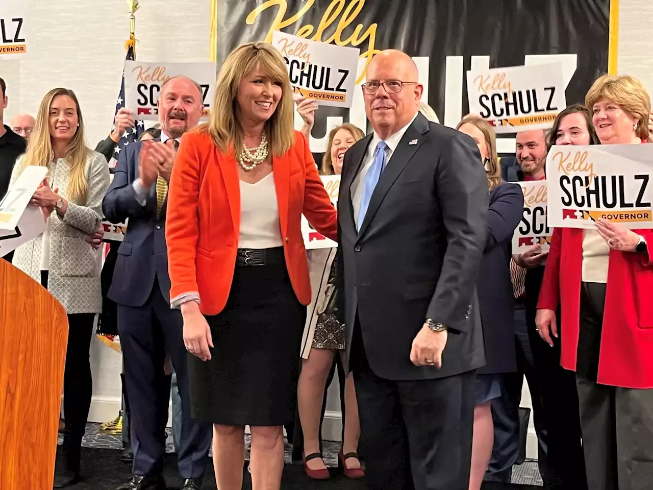 Larry Hogan endorses Kelly Schulz for Maryland governor