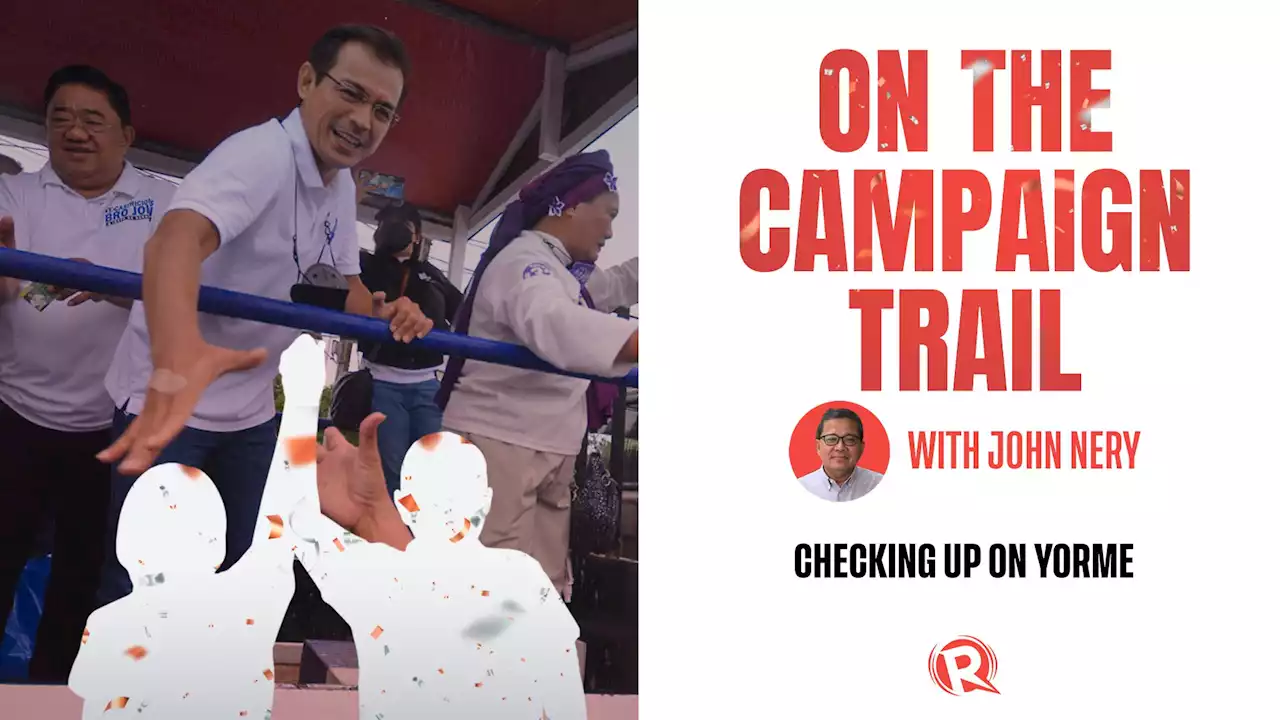 [WATCH] On The Campaign Trail with John Nery: Checking up on Yorme