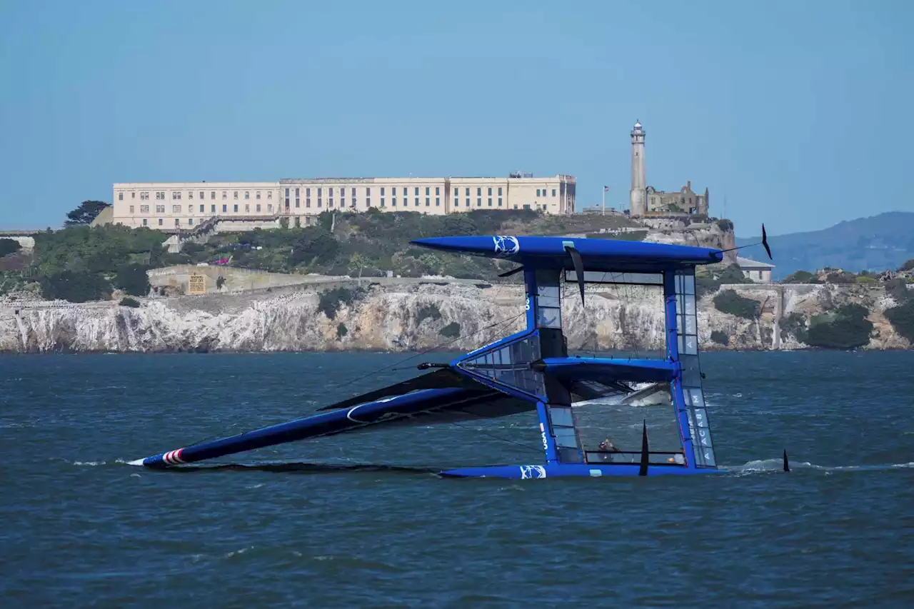 $10 million catamaran capsizes on the San Francisco Bay