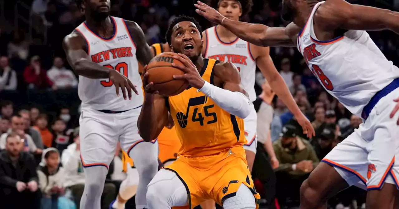 Surrounded by friends, family and rumors in New York, Utah Jazz star Donovan Mitchell focuses on present