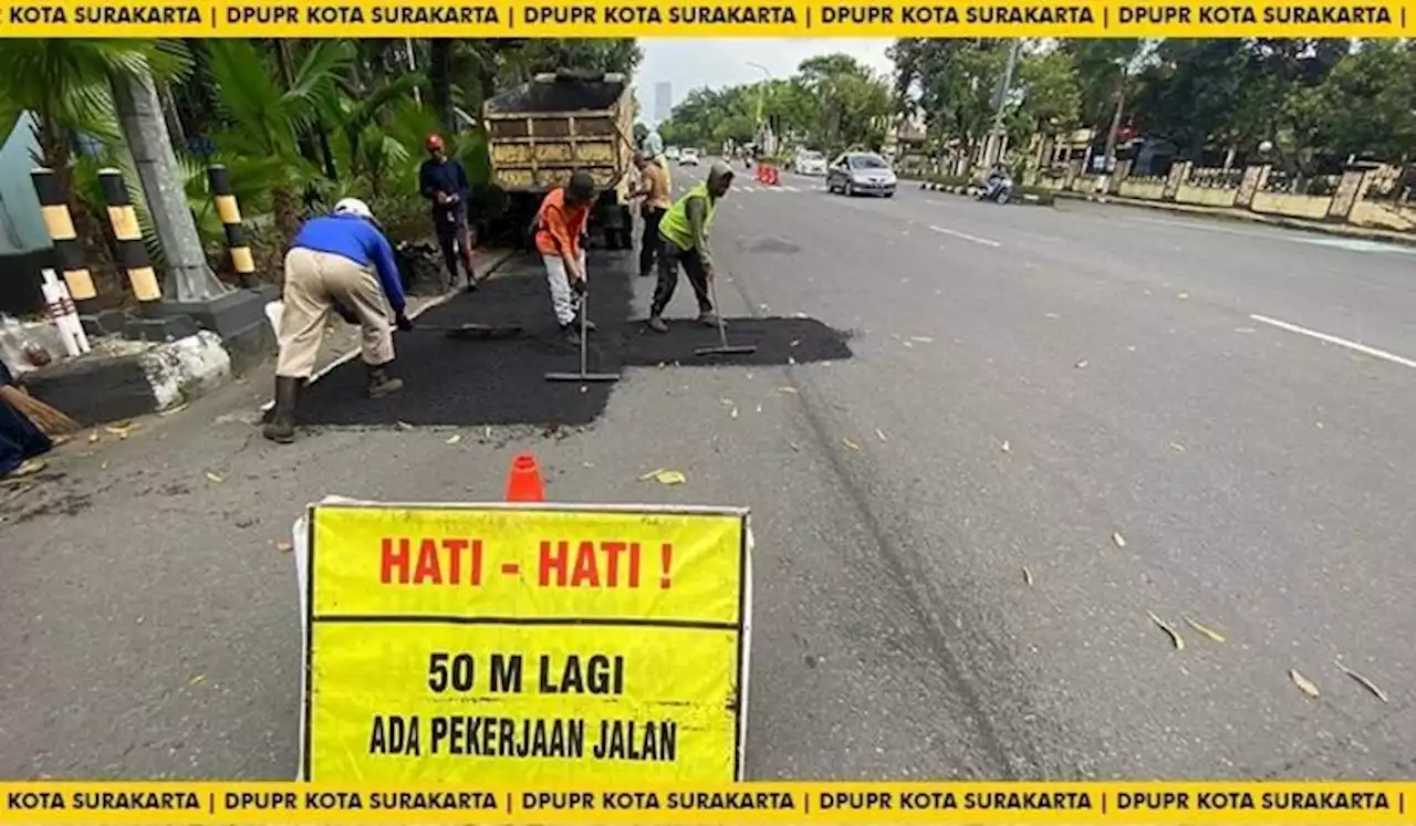 DPUPR Solo Getol Perbaiki Jalan Rusak dan Berlubang, Ini Daftarnya