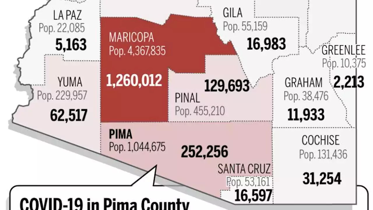 Coronavirus cases in Arizona, mapped by county: March 23