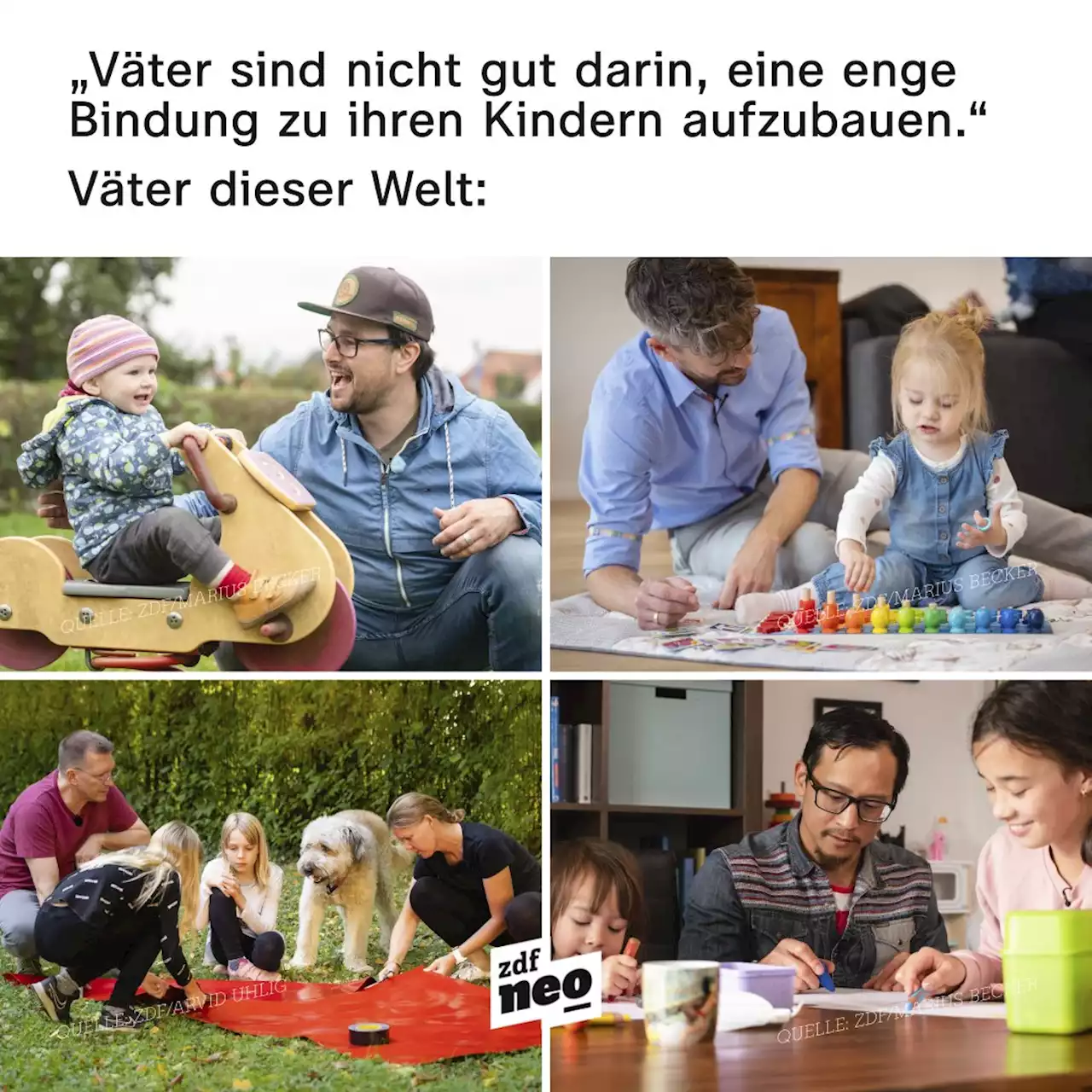 Rabenväter oder Superdads? ein ZDFneo Social Factual