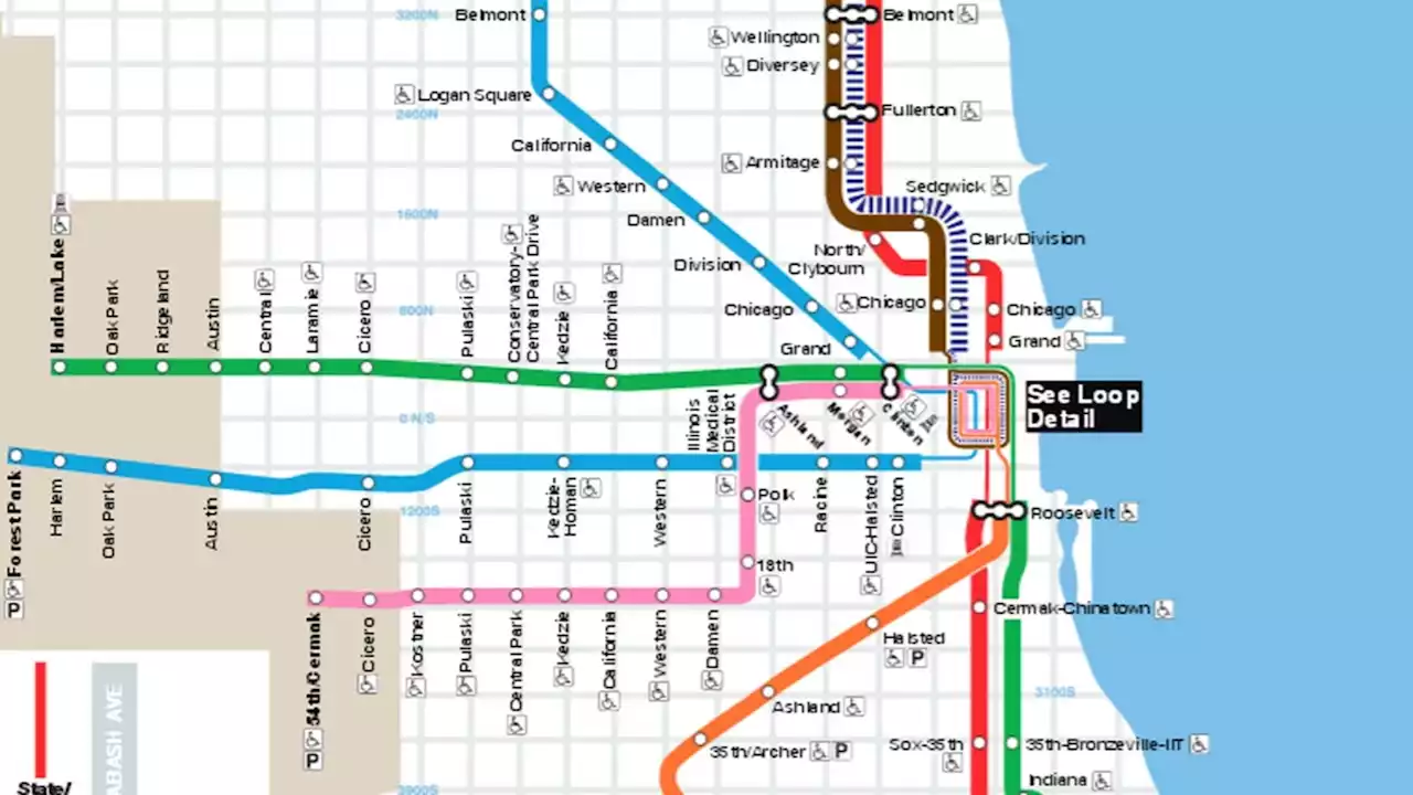 CTA trains on Red, Brown and Purple Express lines halted on North Side