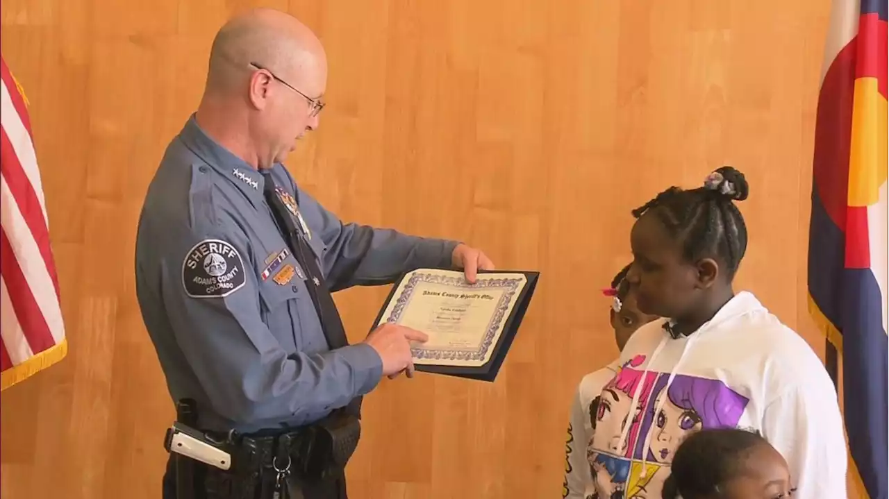 10-Year-Old Girl Made Honorary Adams County Deputy For Bravery During Car Theft