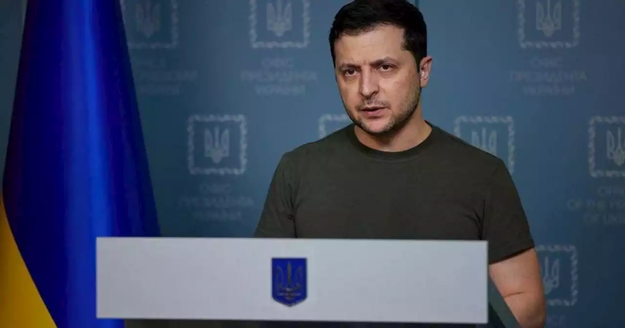 Before addressing NATO summit, Zelenskyy calls for worldwide demonstrations backing Ukraine