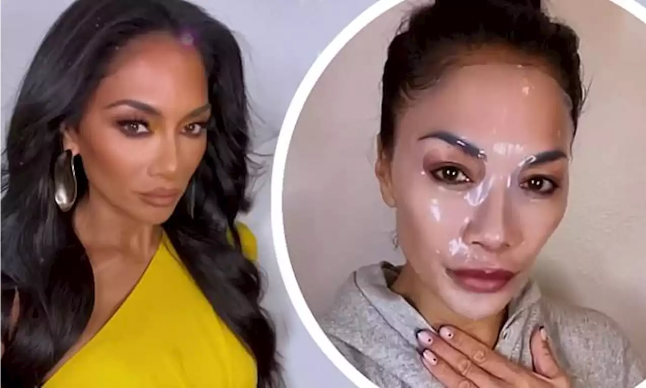 Nicole Scherzinger is facemask flawless in a fun transformation video