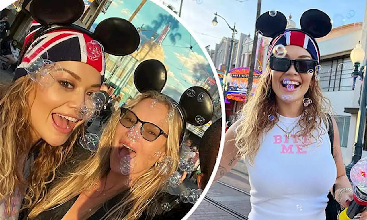 Rita Ora and Kate Moss take Disney California Adventure Park by storm