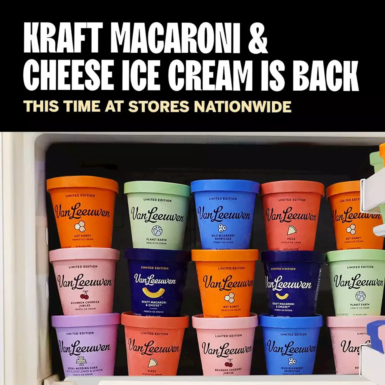 Kraft Macaroni & Cheese Ice Cream Is Back — This Time at Stores Nationwide